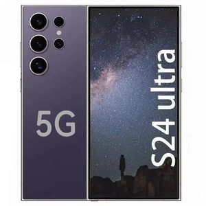 S24 S23 Ultra Phone 4G 5G déverrouille Android Smartphone256 Go 1TB 200MP Caméra en mode nuit, enregistrant 8k Vidéos la plus longue durée de batterie Mobile Processeur mobile le plus rapide