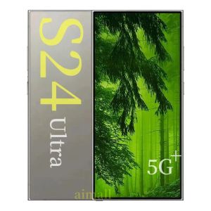 S23 Ultra S24 Teléfonos celulares Desbloquean 6.8 pulgadas 5 g de pantalla táctil Androids S23 S24 Smartphone Cámara Teléfono HD Pantalla Face Reconocimiento 64GB 256GB 1TB