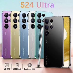 S24 Ultra 5G mobiele telefoons Ontgrendel telefoon 6.8 Ultra S23 Ultra Telefoon 13MP Camera Android S24 Ultra -smartphone GPS Ontgrendelde 16 GB RAM 1 TB Face Touch Recognition