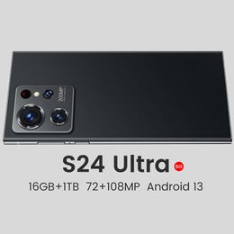 S24 Ultra mobiele telefoon met ingebouwde pen, 7,3-inch groot scherm, 4+128 GB Android high-end smartphone