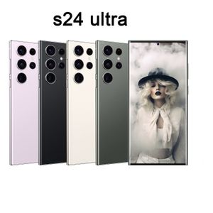S24 Ultra S23 Smartphone S24 Ultra Android Octa Core 6.8inch 256 GB 512 GB 1 TB Punch-Hole Volledig touchscreen Face ID Ontgrendelde 13MP Camera GPS HD Display Engelse telefoons