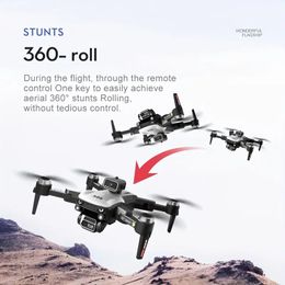 S2S RC Drone HD Dual Camera sans pinceau moteur sans tête sans tête 360 ° Intelligent Obstacle Évitement WiFi FPV Application mobile Connecte Contrôle des garçons