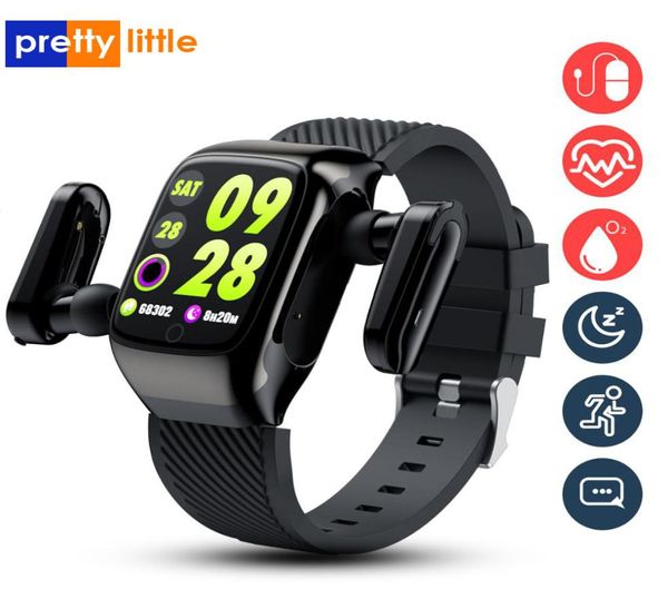 S300 Smart Watch Men Earbuds avec des écouteurs Bluetooth Smartwatch Music Sports for Exercise Two Two in One pour Android IOS2632088