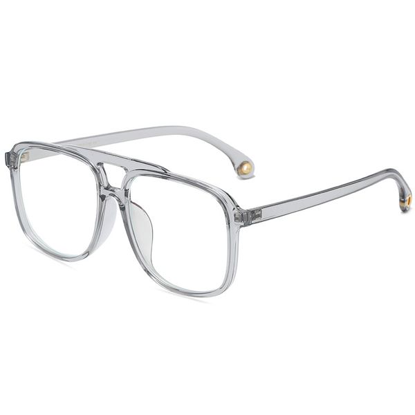El marco de gafas S32051TR90 se puede combinar con el marco de la miopía, marco grande cuadrado de la cara redonda, delgada, la luz lisa lisa lisa anti-luce hembra femenina