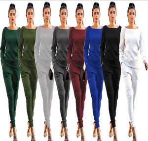 S3XL 7 kleuren zakken dames set breien herfst winter mode sexy dames casual twee stuks pakken casual feest tracksuit ts694091584