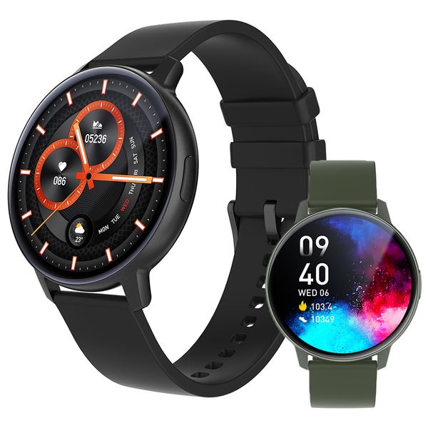 Reloj inteligente S48T para hombres y mujeres con pantalla táctil, reloj deportivo para Fitness, reloj inteligente con respuesta a llamadas, Monitor de ritmo cardíaco y presión arterial