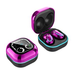 S6 SE TWS Bluetooth 5.1 Auriculares Auriculares inalámbricos Auriculares para juegos Auriculares deportivos impermeables en la oreja con pantalla LED en caja al por menor