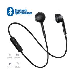 S6 Sport Nekband Draadloze Bluetooth-oortelefoon Headset in-ear oordopjes voor iPhone Xiaomi samsung