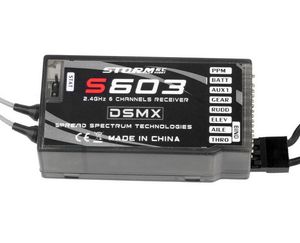 S603Receiver ReemplazarAR6210 Receptor DSMX DXM2 de 6 canales compatible con JR y Spektrum DSM X y DSM2 syst salida PPM independiente Envío gratis