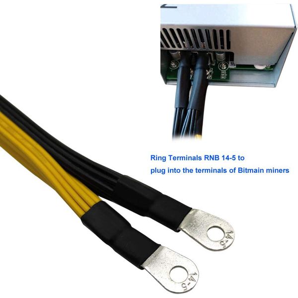 S7 S9 a 5X PCI-E PCIe 6pin GPU GRACHICS DISPITOR Cable de alimentación BTC Bitcoin S11 T9+X10 L3+A3 A841 M3 P3 2/4/8pcs