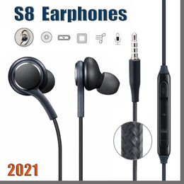 828D S8 Oordopjes Hoofdtelefoon Headset Oortelefoon Microfoon voor Samsung Galaxy S8 Plus S7 S6 Edge Note 5 4 gratis DHL