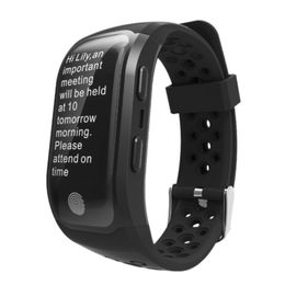 S908 Medidor de altitud GPS Pulsera inteligente Monitor de ritmo cardíaco Sports Fitness Tracker Reloj inteligente IP68 Reloj de pulsera impermeable para iPhone Android