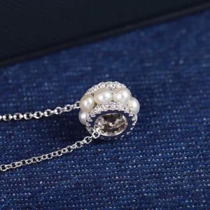 S925 Love Pearl Pendant Necklace for Women Girl sleutelbeen Chain Choker Fashion Sieraden Gift Party Collares Para Mujer