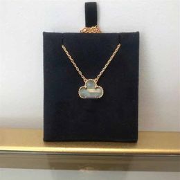 Collier pendentif à breloque en argent S925, 1, 5cm, avec perle de coquillage naturelle, en forme de fleur, avec tampon PS7061A275R