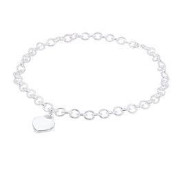 S925 Zilveren designer ketting liefde hart kralen hanger ketting ketting luxe romantisch cadeau voor dames meisjes SFN7
