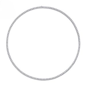 S925 zilveren ketting 3,0 mm Moissanite aanhoudende Galaxy ketting damestennisketting