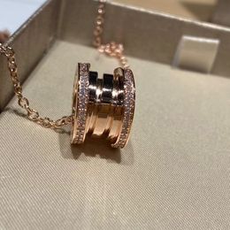 S925 collar de circón de oro de 18 quilates chapado en plata senior seiko collar femenino de acero de titanio diseñador regalo del día de San Valentín joyería de diseñador para mujeres gastos de envío gratis.