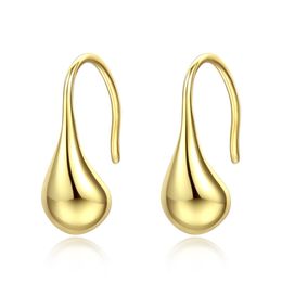 S925 argent goutte d'eau boucles d'oreilles bijoux Corée délicat 18k plaqué or femmes boucles d'oreilles de luxe cadeau