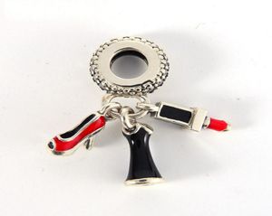 Breloques en argent sterling S925, rouge à lèvres pendant, authentique, convient au bracelet de style original H8ale 792156ENMX2528218