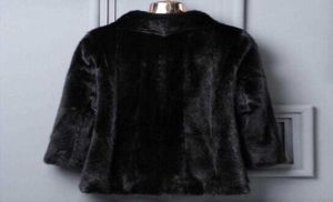S9xl Women039s Court section Imitation Fur Diswears Black blanc d'hiver automne chaud surdimensionné surdimension