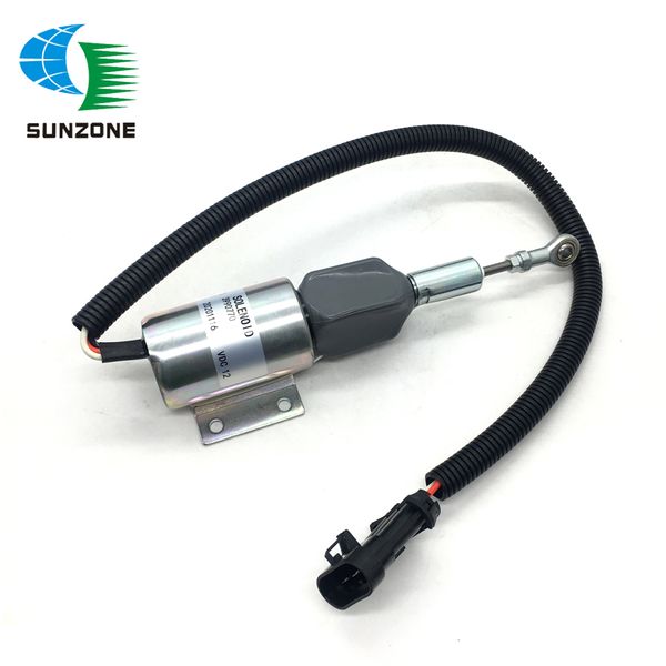 SA-4931 Stop Solénoïde 3990770 Solénoïde d'arrêt de carburant pour Cummins Équipement lourd Pièces 12V 24V SA-4931-12 SA-4931-24