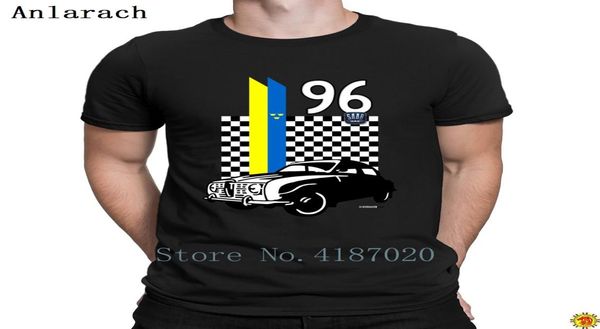 Saab 96 t-shirt nouveau Style été tenue humoristique t-shirt pour hommes vêtements de créateur intéressant Anlarach 100 Cotton2737511