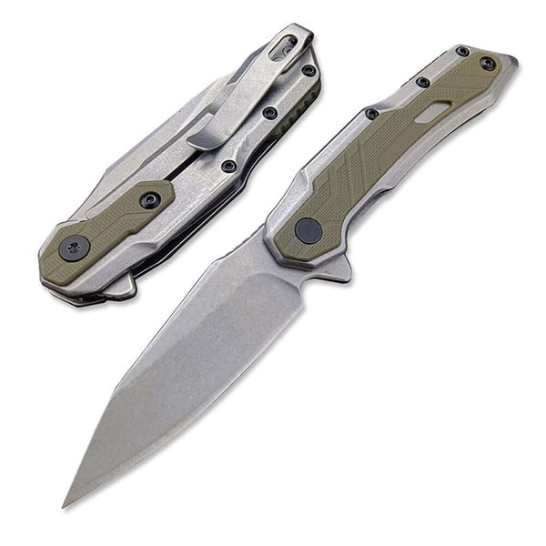 Saage 1369 8CR13MOV CAMPAJE EXTERIOR EDC CAMBILLA DE COMENTA G10 Cuchillo plegable de rescate táctico