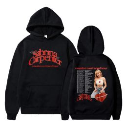 Sabrina Carpenter e-mails je ne peux pas envoyer Tour 2023 surdimensionné femmes/hommes sweat à capuche Streetwear Hip Hop pull veste à capuche