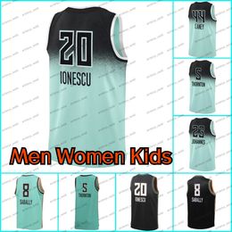 Sabrina Ionescu Women College Basketball Jerseys Han Xu Jonquel Jones Martinez Mawuli Igbokwe Green Adika Betnijah Laney Kayla Thornton Ivana Dojkic Custom