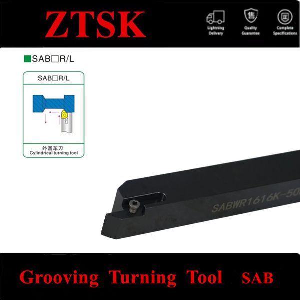SABSR SABWR 10 * 10 12 * 12 Small Parts Treat Treat Toolrs After Turning Bar Metal Parting Tool CNC Cutting Toololsers