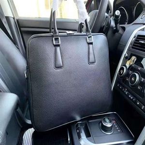 SAC Plat Horizontal Zippe aktetas Business Crossbody Handtas Fashion Men Schoudertas Lederen laptoppakket Man Computer Bags287Z