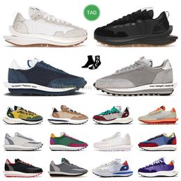 Designer heren schoenen Sakai X Ld Waffle Pine Green Nylong White Gum Phantom Black Gym Waffle Maker Fragment Blue Dark Gray 3.0 Spikes Sneakers Outdoor Trainers Dames