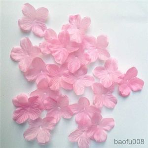 Sachet Bags 100/300/500Pcs Cherry Blossom Rose Flowers Wedding Petals Fake Artificial Silk Flowers Home Decoration Party Supplies R230605