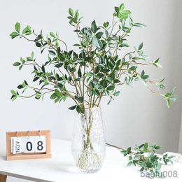 Zakje Zakken Kunstmatige Boomtak Nep Bladeren Bloem Home Decor Lange Tak Thuis Bruiloft Decoratie Plantas Artificiales R230605