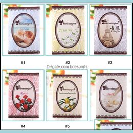 Sachet Bags Home Geuren Decor Garden Nieuwe natuurlijke mtifunctionele luchtverfrisser voor huizen auto mini geurtas verschillende rose citroen violet