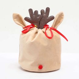 Sack Reindeer Candy Popular Santa Kids Bag Christmas Colorido Regalos Bolsos S S