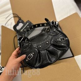 Sacoche crossbody tas voor dames designer handtassen 7a LE CAGOLE Tote love hart zwart zilver mooie stijlvolle party schoudertassen krokodil reliëf XB014 E23