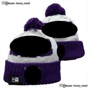 Sacramento''Kings''Bobble Hats Gorras de béisbol 2023-24 Diseñador de moda Sombrero de cubo Chunky Knit Faux Pom Beanie'' Sombrero de Navidad