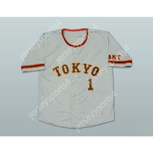 Sadaharu Oh Tokyo Giants 1 Baseball Jersey cousu toute taille nouvelle cousée