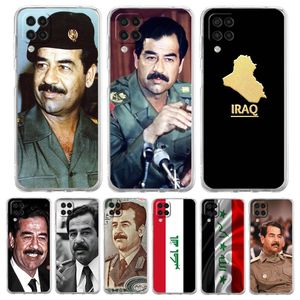 Saddam Hussein Iraq Flag Case pour Samsung Galaxy A51 A71 A21S A12 A11 A31 A41 A01 A03S A22 A13 A33 A73 A53 A52 A32 5G A23