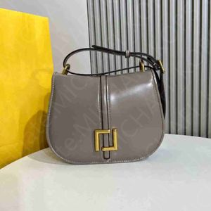 Sac à selle 1: 1 Miroir de qualité Femme Sac à bandoulière en cuir authentique Metal Boucle ouverte Sac de créateur de luxe de grande capacité