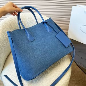 Sac en denim de créateur de luxe sac fourre-tout pour femmes toile sacs à main