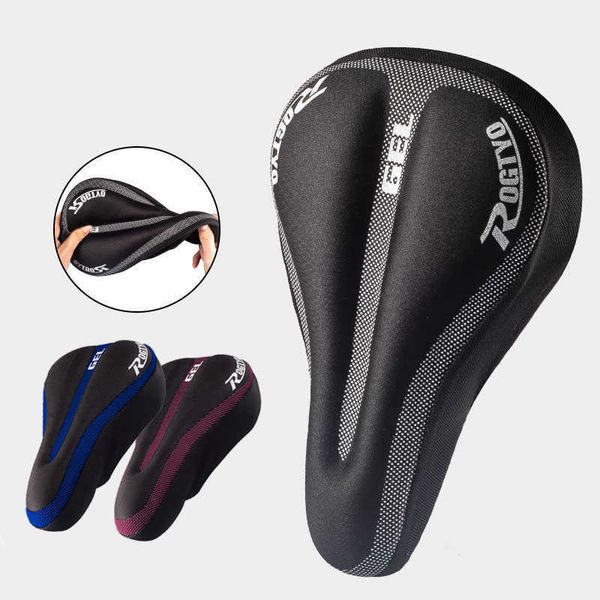 Selles Housse de selle de vélo Coussin de siège en silicone Confortable et respirant VTT Accessoires de cyclisme 0131