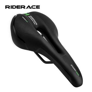 Saddles Bicycle Saddle Memory Form Comfortabele zachte mountainbike stoel Hollow Men Women Shockproof Road Cycling MTB Cushion Ademen 0130