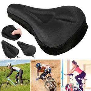 Sillines Sillín transpirable suave y engrosado bicicleta de montaña asiento de bicicleta ciclismo almohadilla de gel funda de cojín 0130