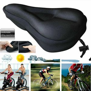 Selles confortable doux tapis de siège de vélo vtt couverture 3D mousse épaisse coussin de selle vélo pièces de rechange 0130