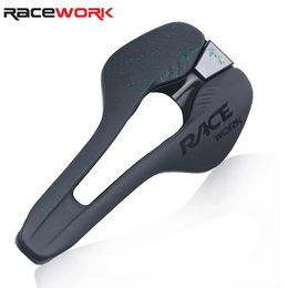 Sillines Racework Road Bike Saddle Ultraligero Vtt Racing Seat Wave Road Sillín de bicicleta para hombres Suave Cómodo Mtb Accesorios de ciclismo