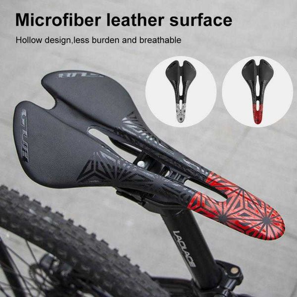 Sillines Sillín Amortiguador Hueco MTB Ciclismo Carretera Bicicleta de montaña Transpirable Asiento suave Cojín Accesorios para bicicletas 0130