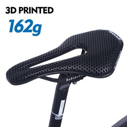 Selles Thinkrider en fibre de carbone ultra-léger 3D Bike imprimé selle creux confortable Buthable Mtb Mountain Road Bicycle Cycling Seat 0131