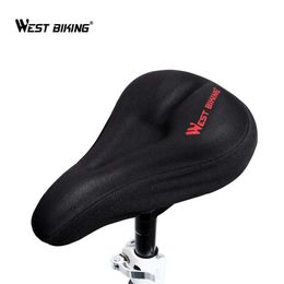 Saddles West Biking Mountain Comfortabele Saddle Road Bike Bicycle High-Elastic Breathable Cushion Cover 0130